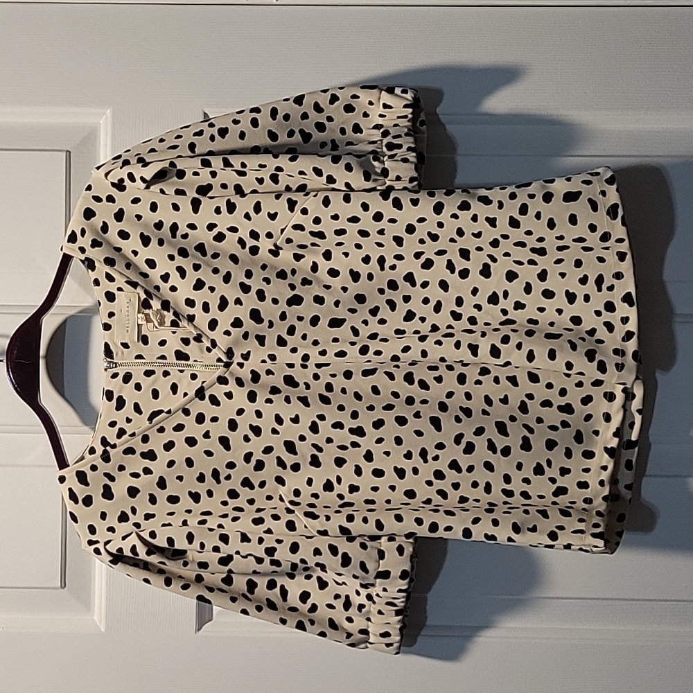Melloday Animal Print Blouse
